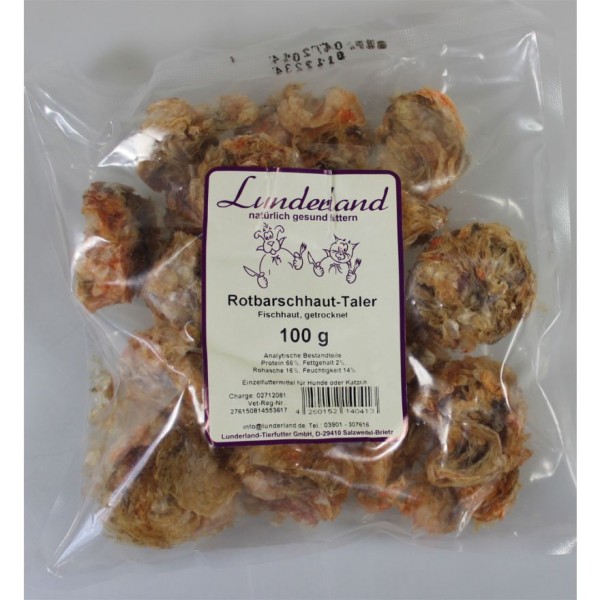 Lunderland Rotbarschhaut Taler