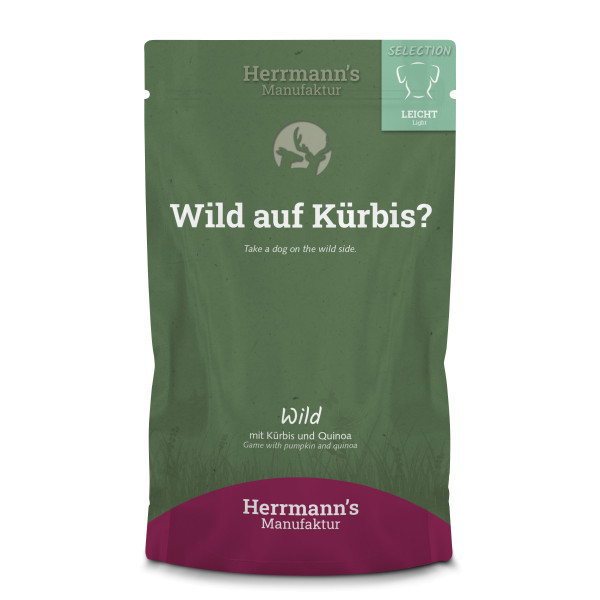 Herrmanns Wild mit Kürbis und Quinoa
