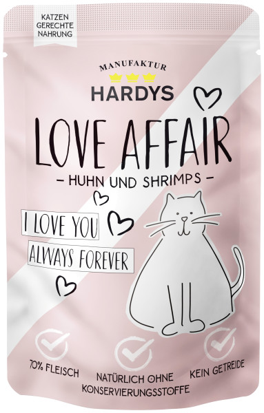 Hardys Traum Love Affair Huhn & Shrimps 100g Pouch
