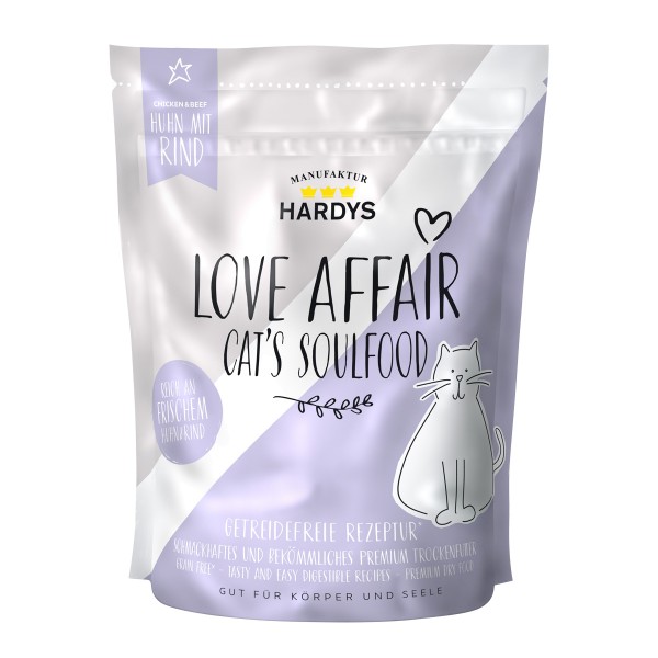 Hardys Traum LOVE AFFAIR Soulfood Huhn & Rind 375g