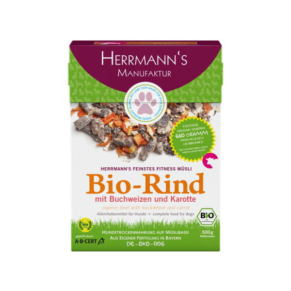 Herrmanns Fitnessmüsli Bio-Rind mit Buchweizen