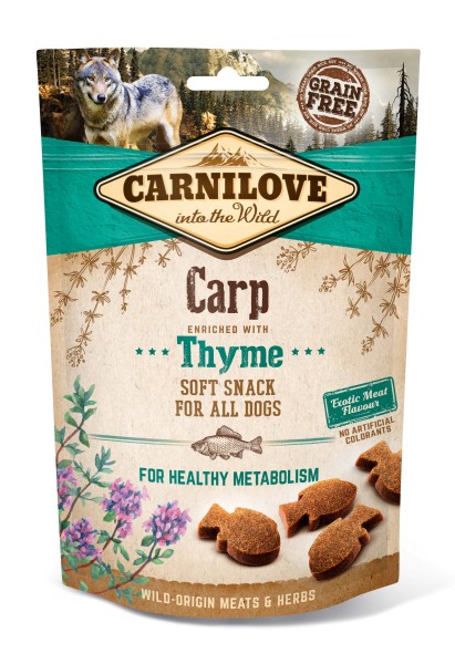 Carnilove Soft Snack Carp with Thyme 200g