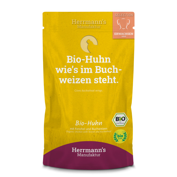Herrmanns Bio Huhn mit Fenchel, Zucchini und Buchweizen