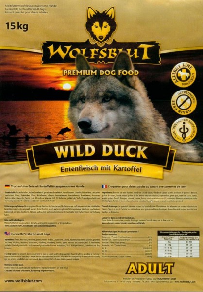 Wolfsblut Wild Duck Trockenfutter