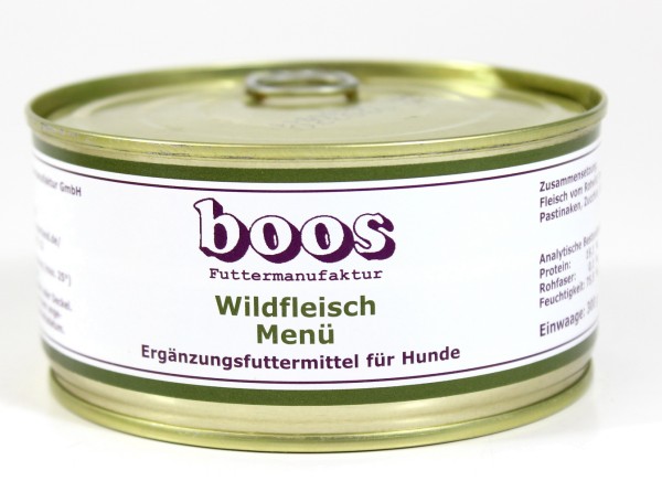 Boos Wildfleisch Menü