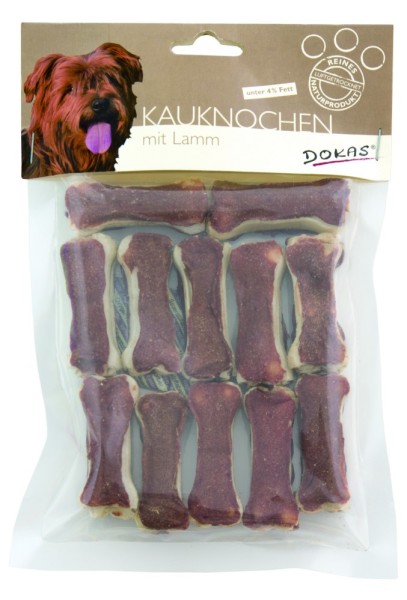 Dokas Kauknochen mit Lamm