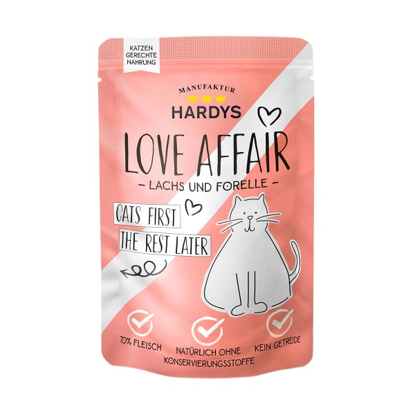 Hardys Traum Love Affair Forelle & Lachs 100g Pouch