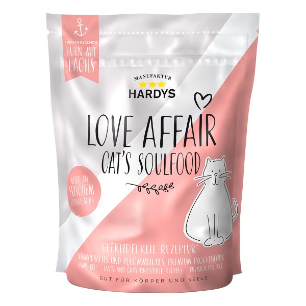 Hardys Traum LOVE AFFAIR Soulfood Huhn & Lachs 375g