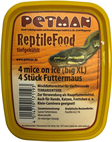 Petman MICE on ice - Big XL Futtermaus 4 Stk.