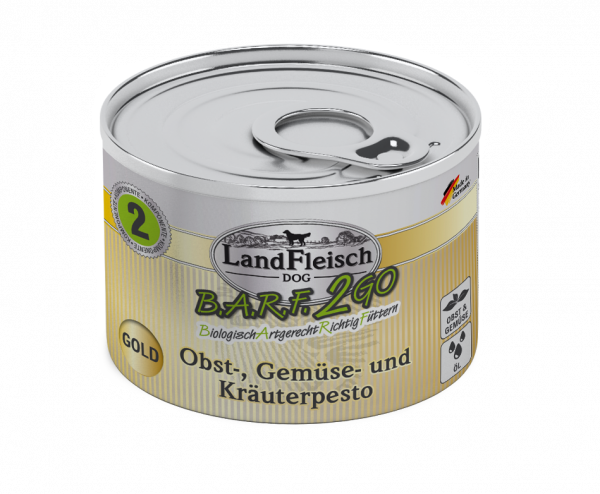 Landfleisch B.A.R.F.2Go Pesto Gold 200g