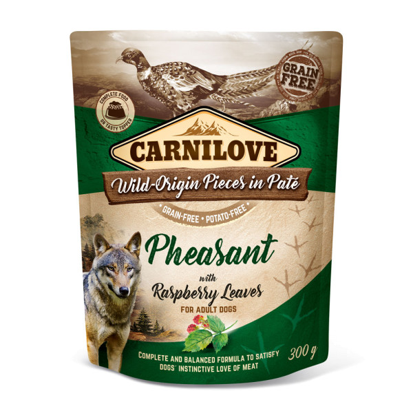 Carnilove Pate Pheasant with Raspberry Leaves 300g