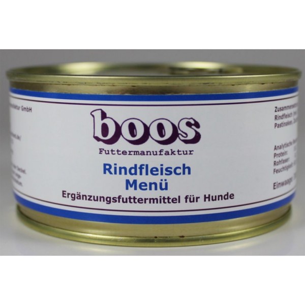 Boos Rindfleisch Menü