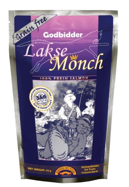 Henne Pet Food Kronch Lachs Snack Katze 175g