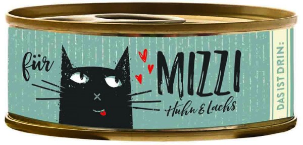Bubeck Mizzi Huhn & Lachs 100g Katzenfutter