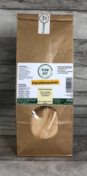 TierFit Karottenpulver