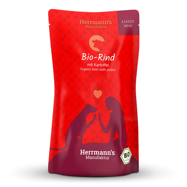 Herrmanns Bio-Rind mit Kartoffeln 130g