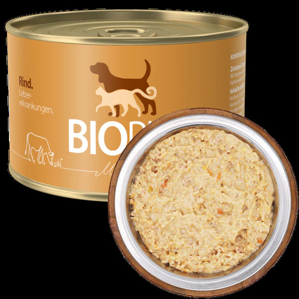 BIOPUR Hunde-Diät bei Leber-Erkrankungen 400g Dose