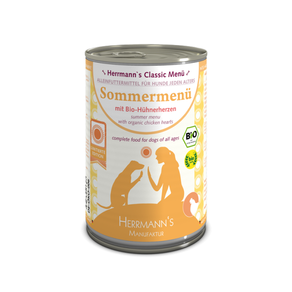 Herrmanns Sommer-Menü Bio-Hühnerherzen mit Kartoffeln 400g