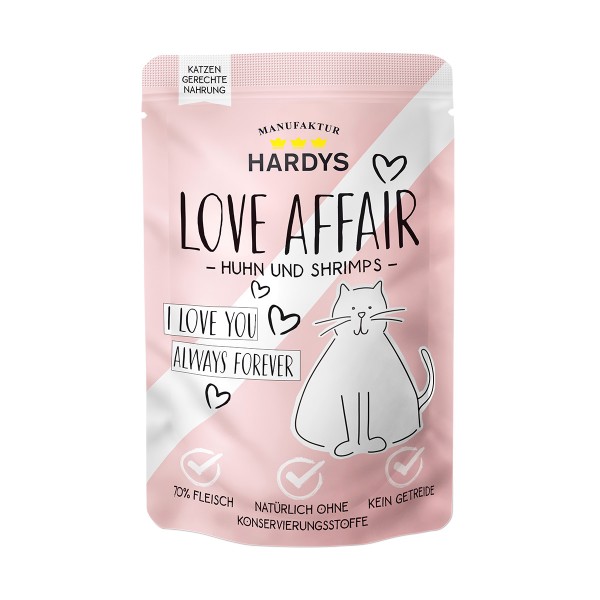 Hardys Traum Love Affair Huhn & Shrimps 100g Pouch