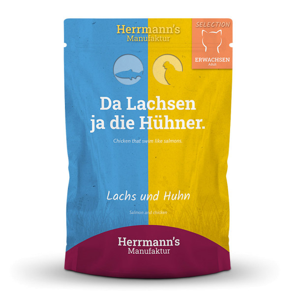 Herrmanns Katze Lachs und Huhn
