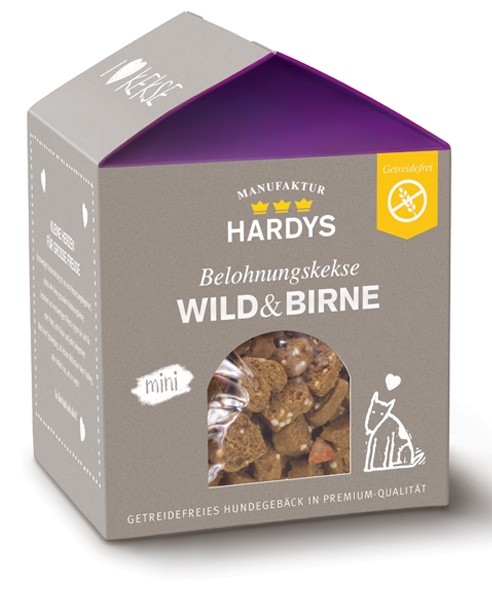 Hardys Traum Belohnungskekse Wild & Birne mini 125g