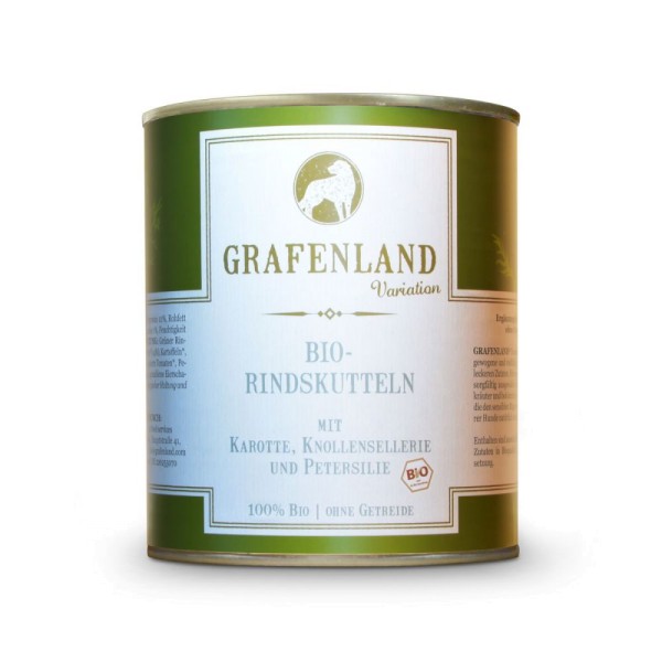 Grafenland Variation Bio-Rinderpansen mit Karotte, Knollensellerie und Petersilie