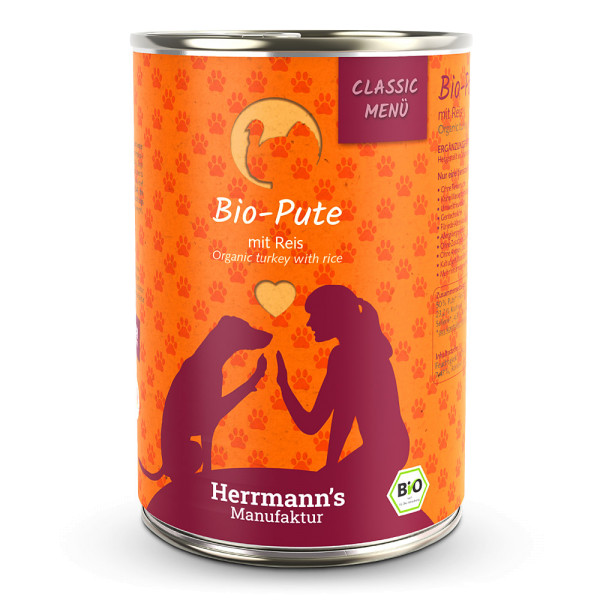 Herrmanns Bio-Pute mit Reis 400g