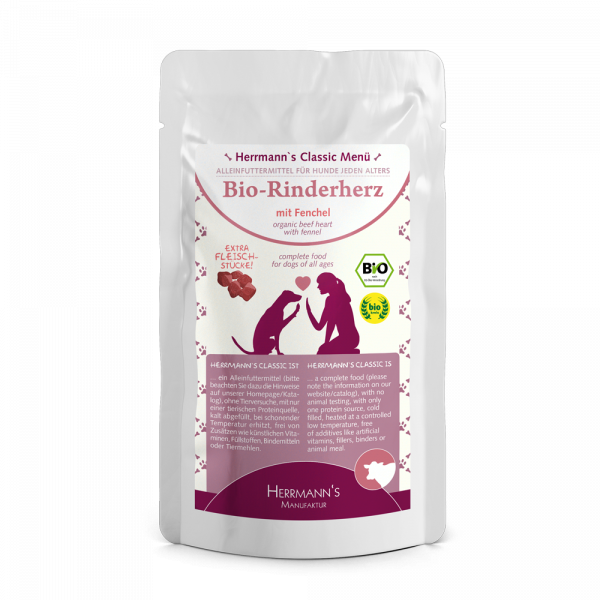 Herrmanns Bio Rinderherz mit Fenchel 130g