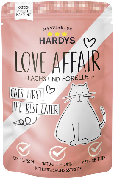 Hardys Traum Love Affair Forelle & Lachs 100g Pouch