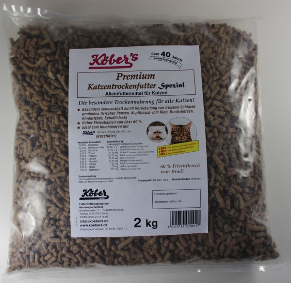 Köbers Premium Katzen Trockenfutter