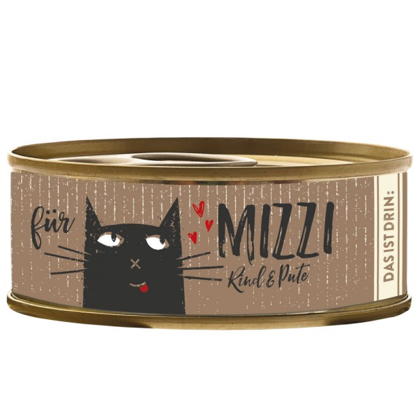 Bubeck Mizzi Rind & Pute 100g Katzenfutter