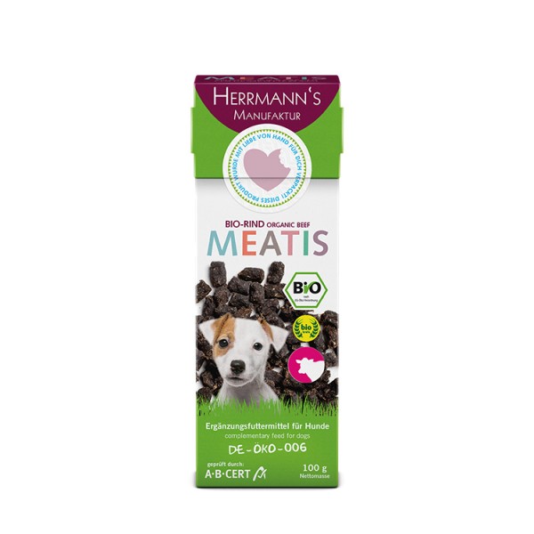 Herrmanns Meatis Bio-Rind für den Hund 100g
