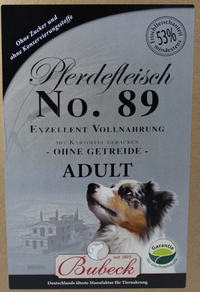 Bubeck Exzellent No. 89 Pferdefleisch 12,5kg
